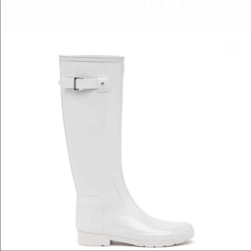 ❗️LAST PAIR❗️ HUNTER Light Gray Rainboots - Picture 3 of 5
